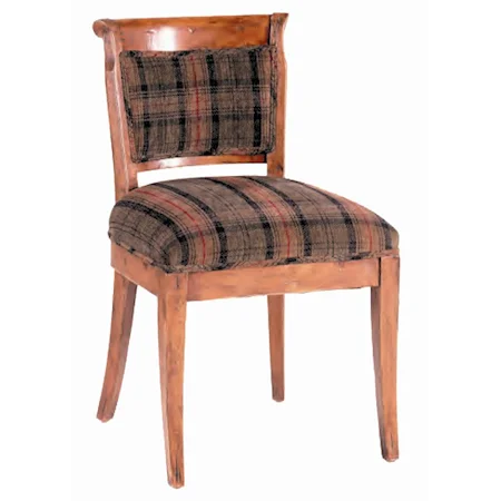 Country English Dining Side Chair